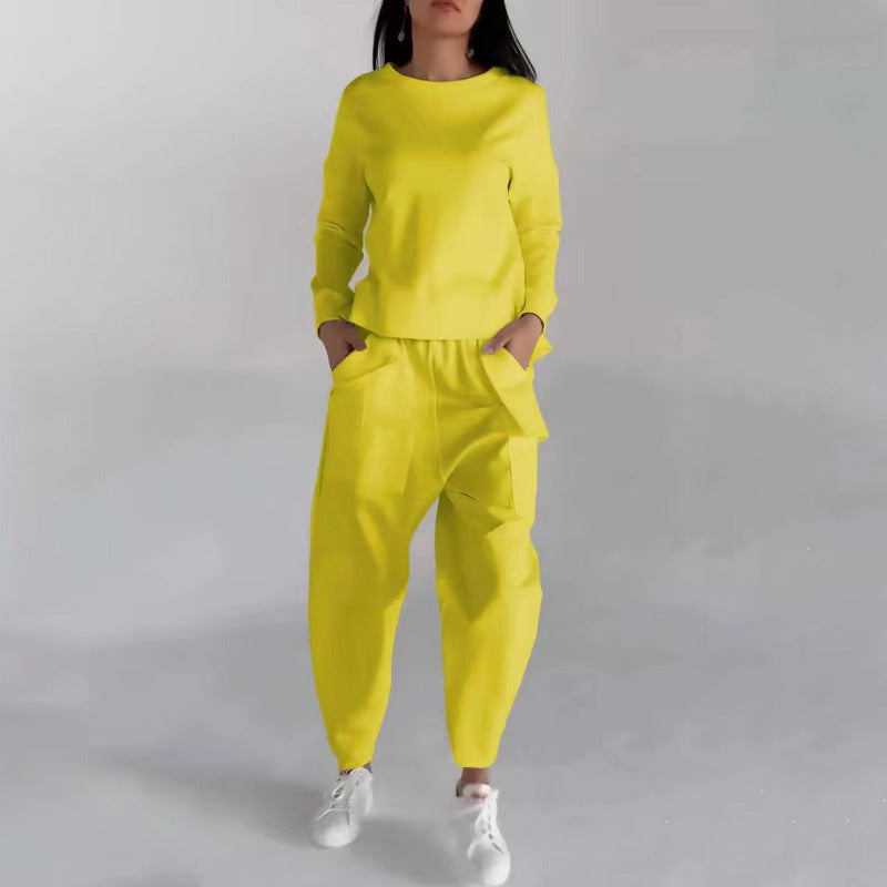 Set Trening Casual - Geacă Buzunare, Pantaloni Confort -