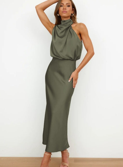 Rochie Club Ins Fashion - Fără Mâneci, Elegantă Seară, Vară 2025 -