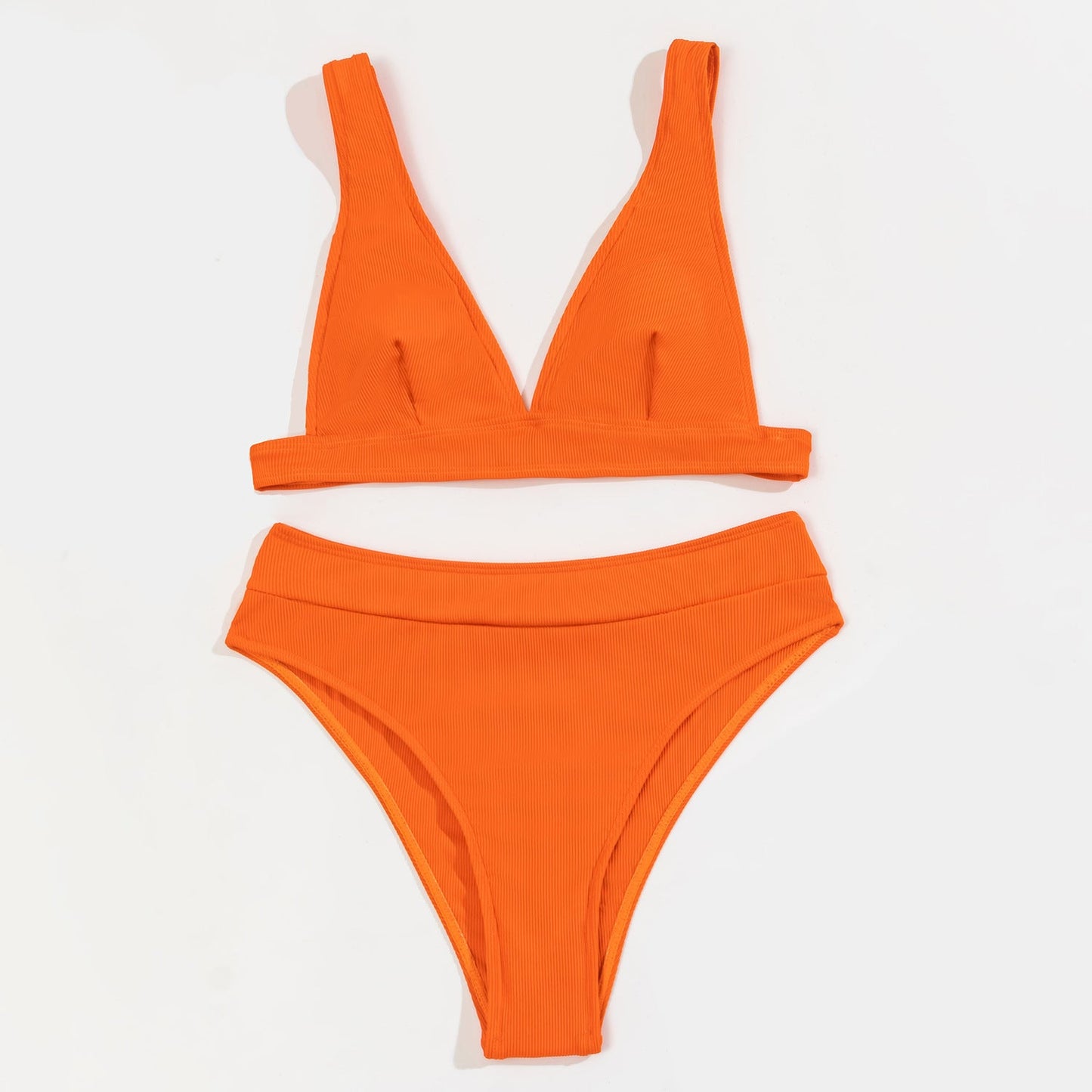 Women's High Waist Bikini Swimsuit Split -