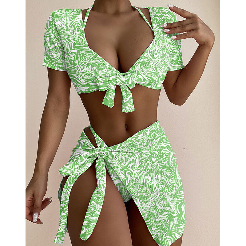 Bikini Split Four-piece Women's Swimsuit -