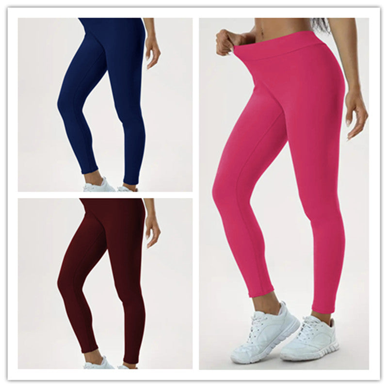 Leggings Yoga Talie Înaltă cu Efect Lift - Elastici, Fitness -