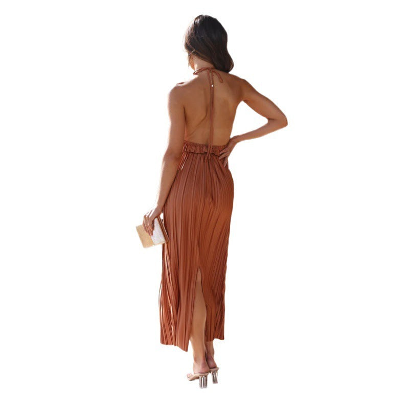 Halter Backless Sexy Lacing Suit -