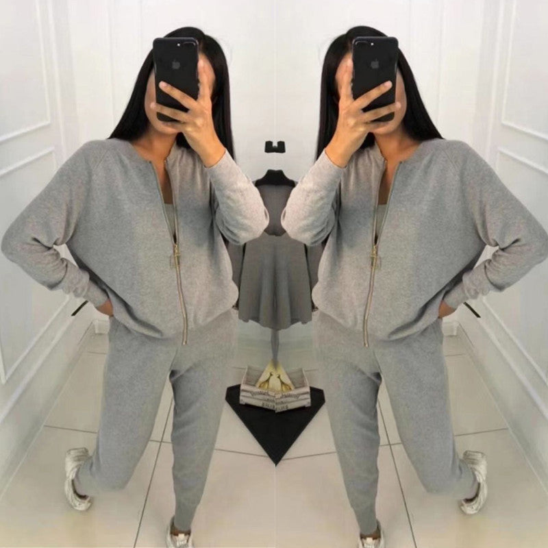 Three-piece knitted vest -