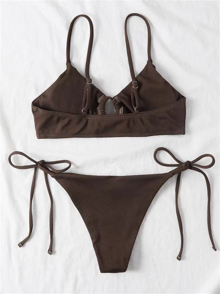 Stylish Casual Hollowed Out Bikini -