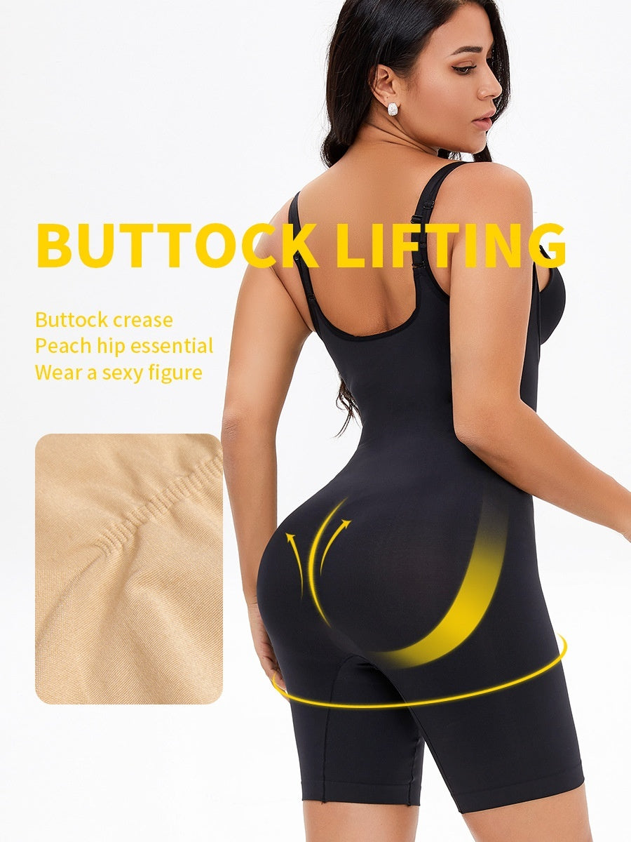 Plus Size Seamless Body Shaper Body Shaping Waist Reinforcement Belly Contracting Hip Lifting Body Shaping Pants -