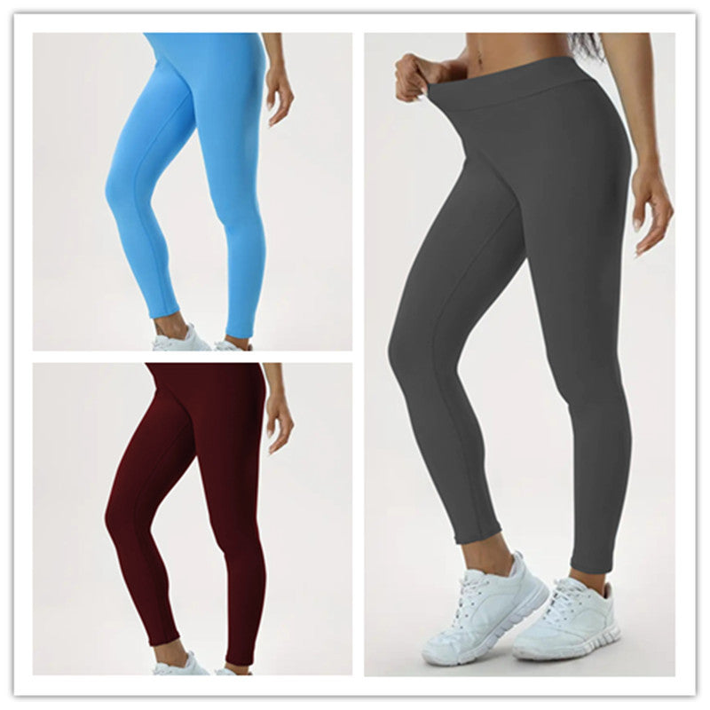 Leggings Yoga Talie Înaltă cu Efect Lift - Elastici, Fitness -
