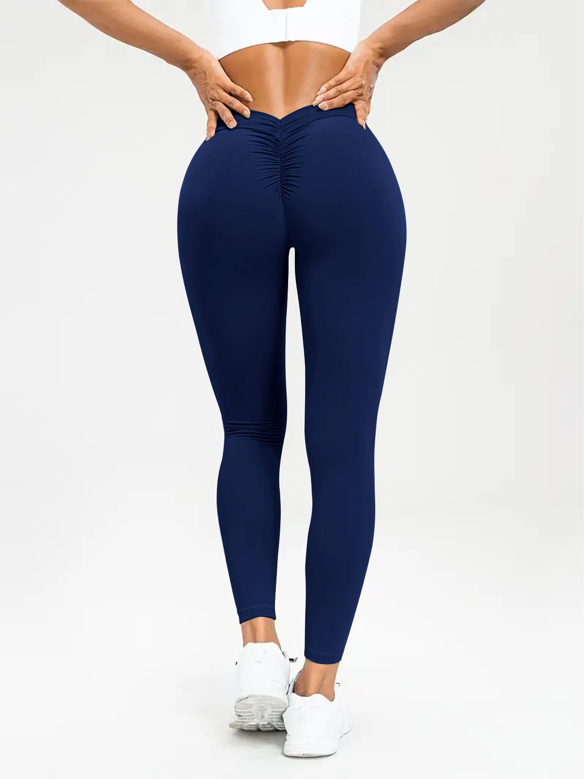 Leggings Yoga Talie Înaltă cu Efect Lift - Elastici, Fitness -
