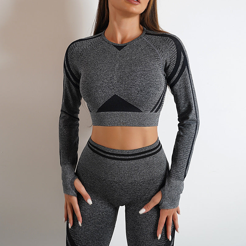 Set Fitness Premium - Leggings Talie Înaltă & Top -