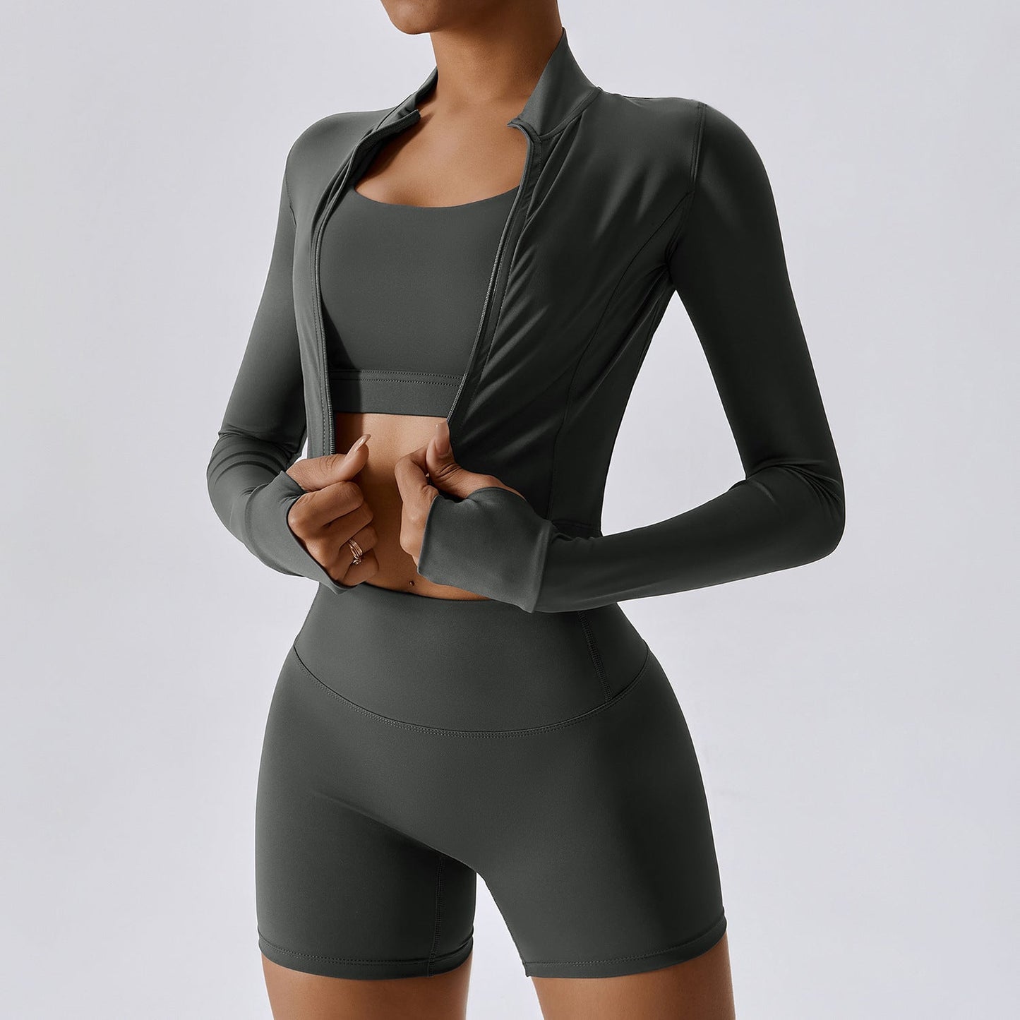 Set Performance Outdoor: Fitness Skinny, Nude Feel Premium -