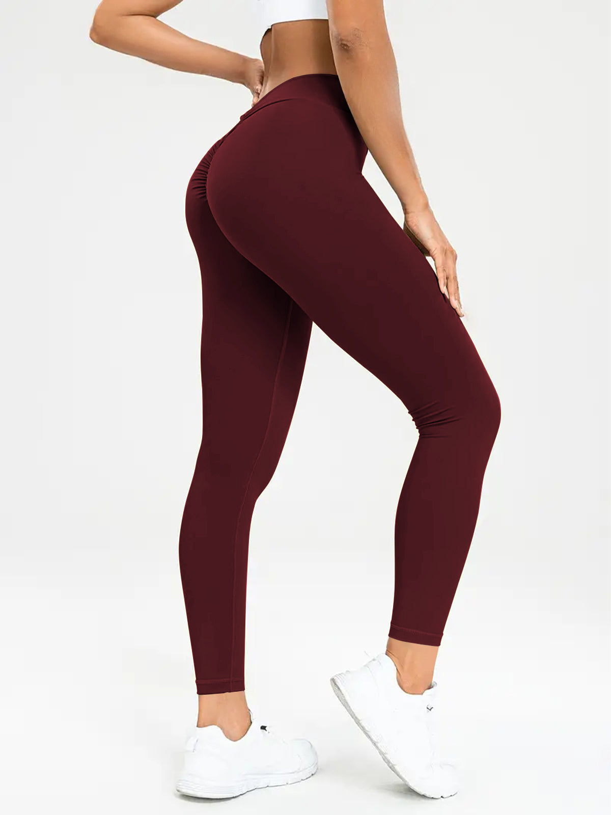 Leggings Yoga Talie Înaltă cu Efect Lift - Elastici, Fitness -