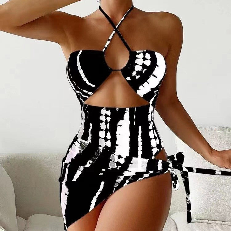 Three Piece Split Bikini Women's Swimsuit -