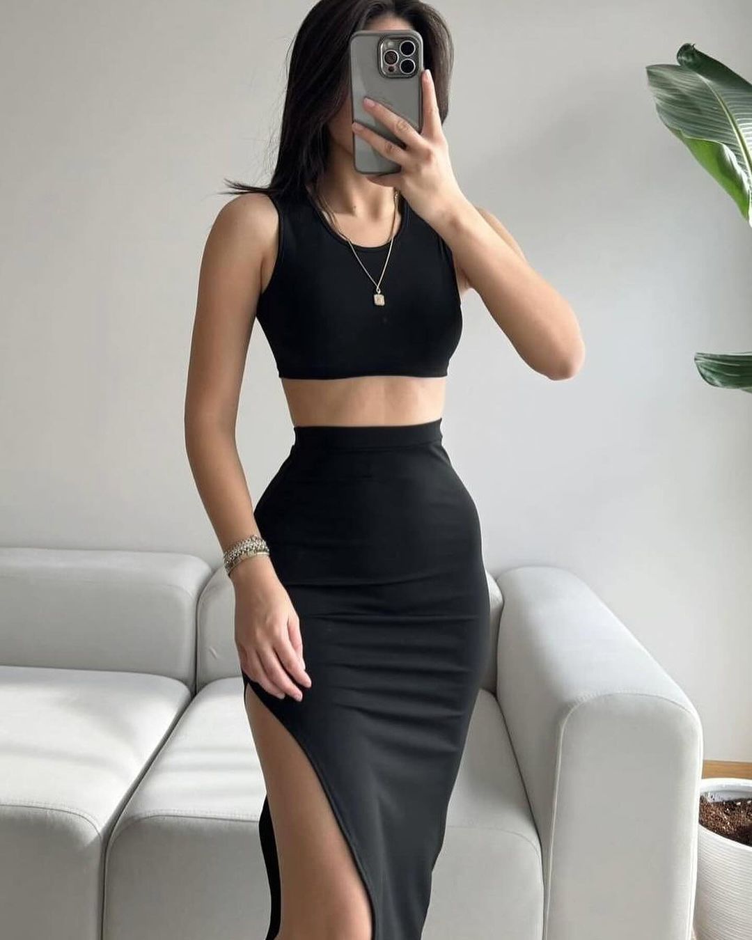 Vest Sheath Dress Suit Two Pieces -