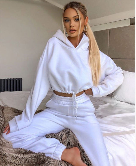 Two-Piece Fashion Long-Sleeved Sports And Leisure Suit -