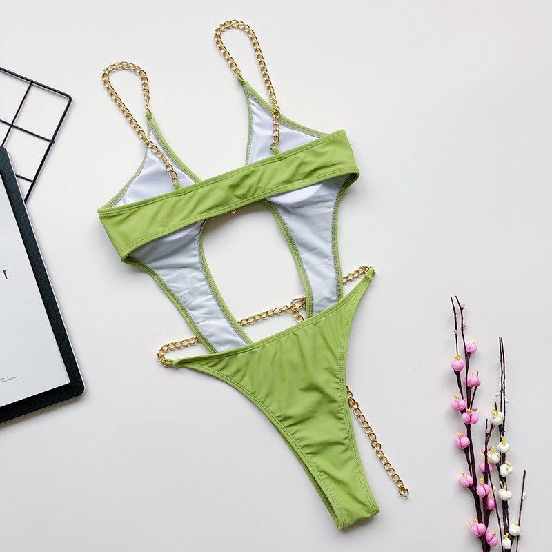 Bikini Sexy Backless One-piece Swimsuit -