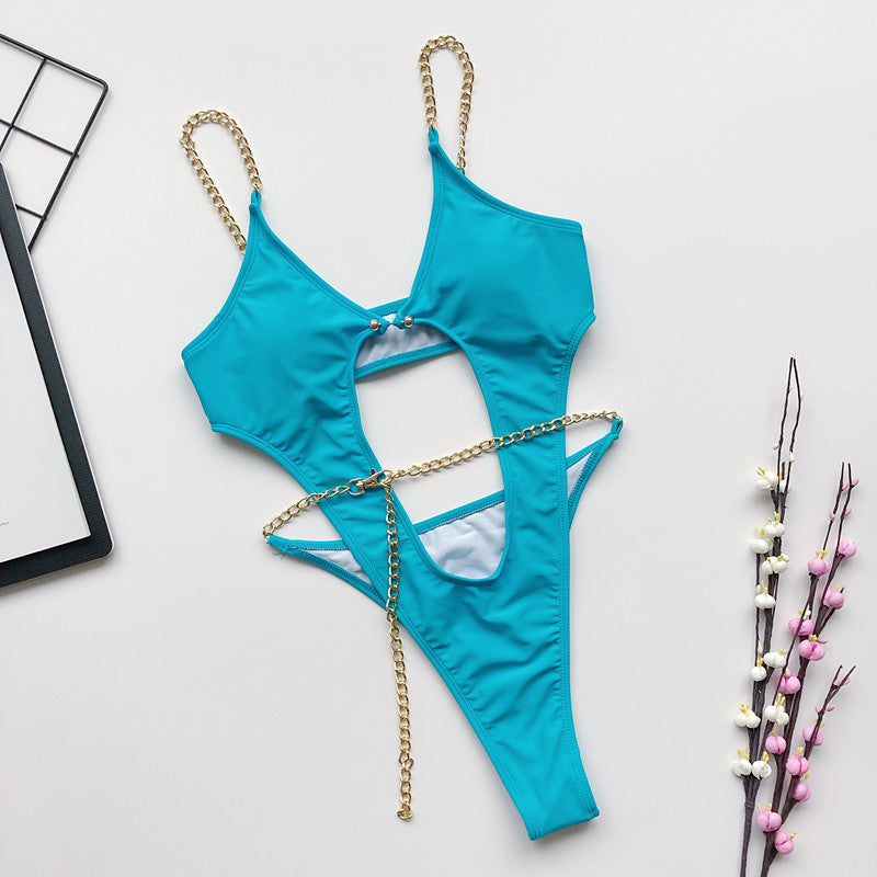 Bikini Sexy Backless One-piece Swimsuit -