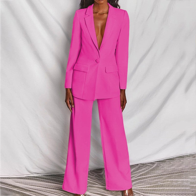 Set Blazer Pantaloni Premium - Birou & Oraș, Toamnă-Primăvară -