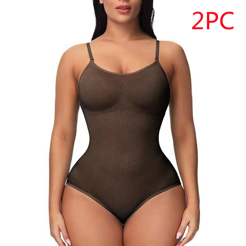 Salopetă Modelantă cu Curele - Seamless, Silueta Slim -