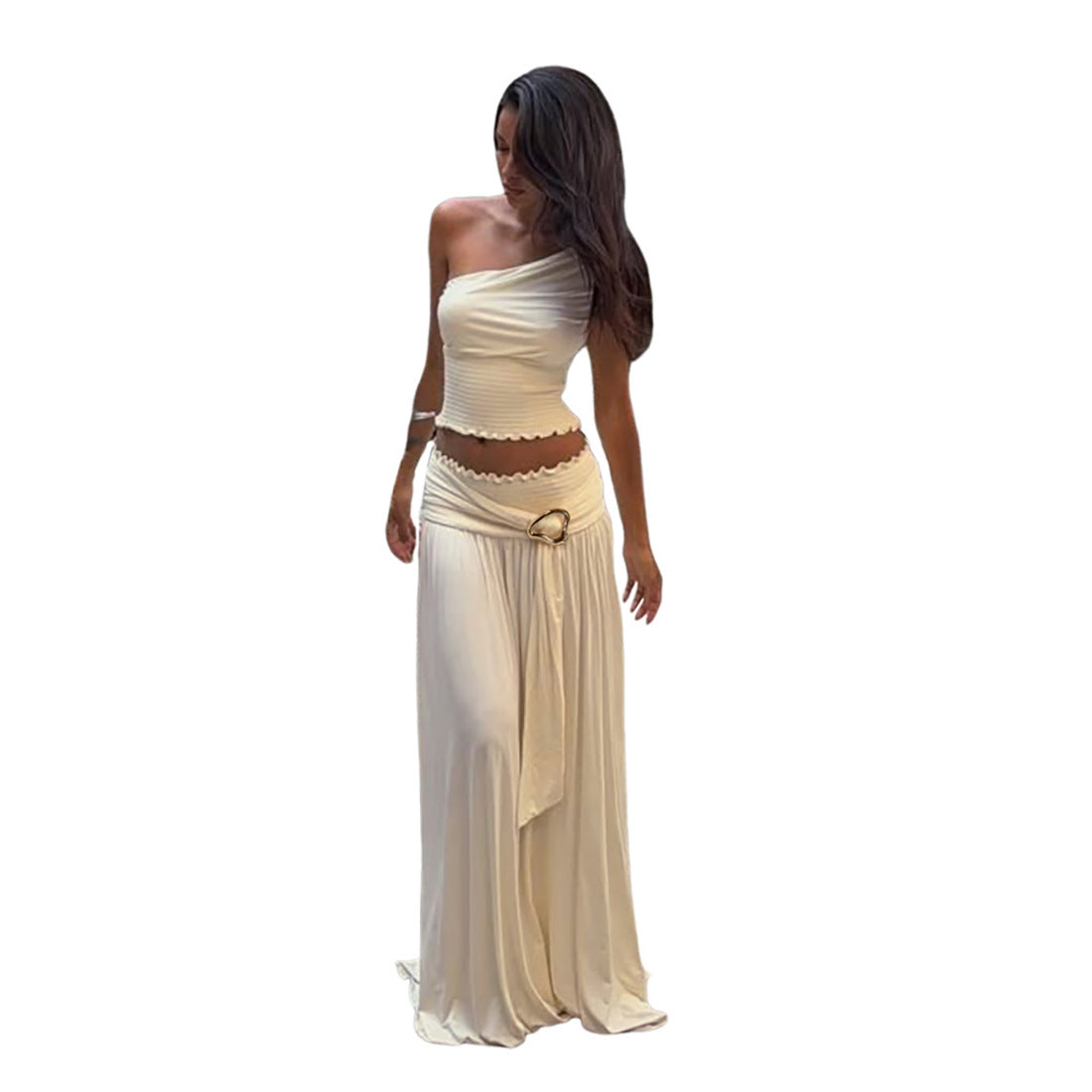 Women's Fashion Personalized Skirt Two-piece Suit -