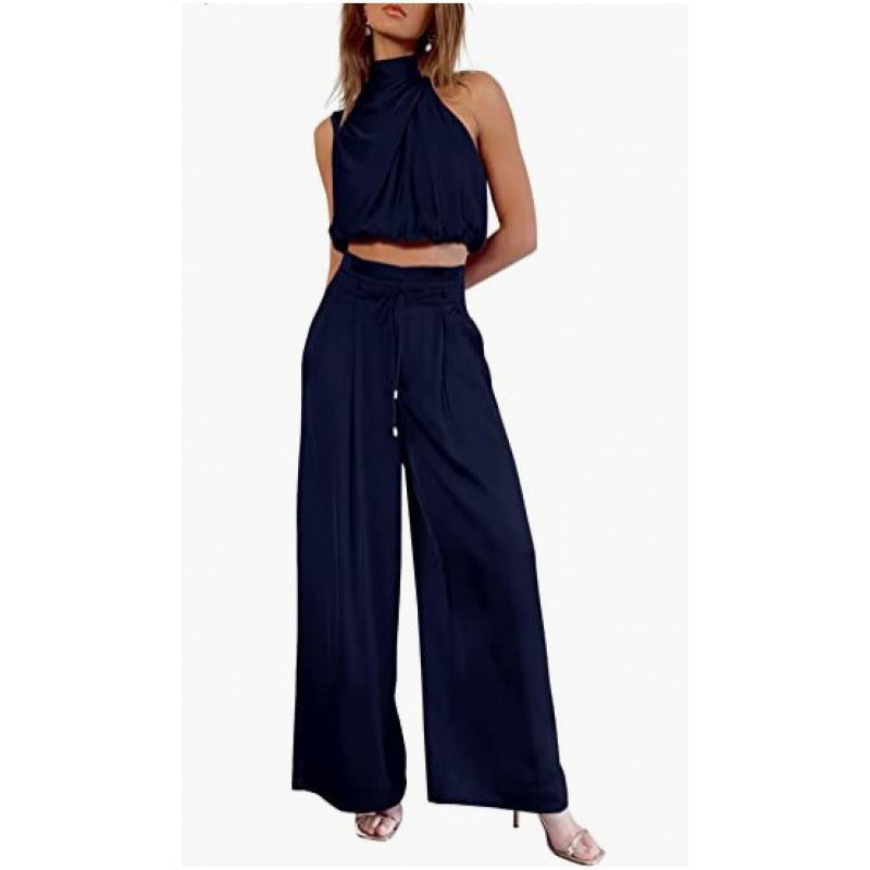 Set Vară 2025: Crop Top & Pantaloni Extra-Largi - De la Plajă la Oraș -