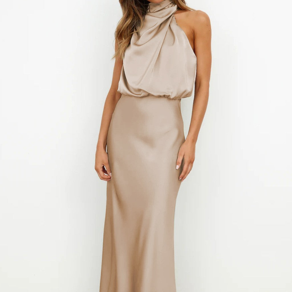 Rochie Club Ins Fashion - Fără Mâneci, Elegantă Seară, Vară 2025 -