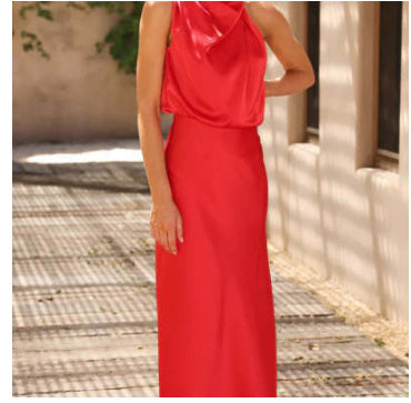 Rochie Club Ins Fashion - Fără Mâneci, Elegantă Seară, Vară 2025 -