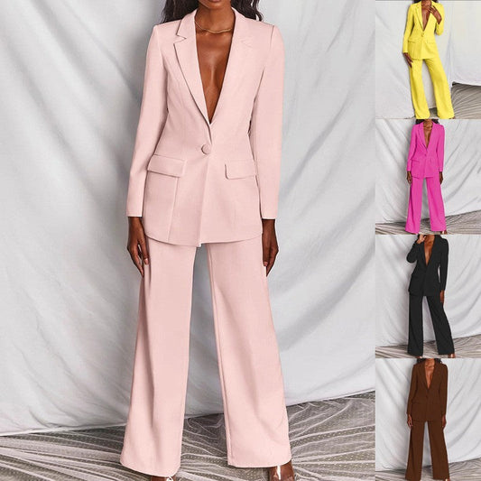 Set Blazer Pantaloni Premium - Birou & Oraș, Toamnă-Primăvară -