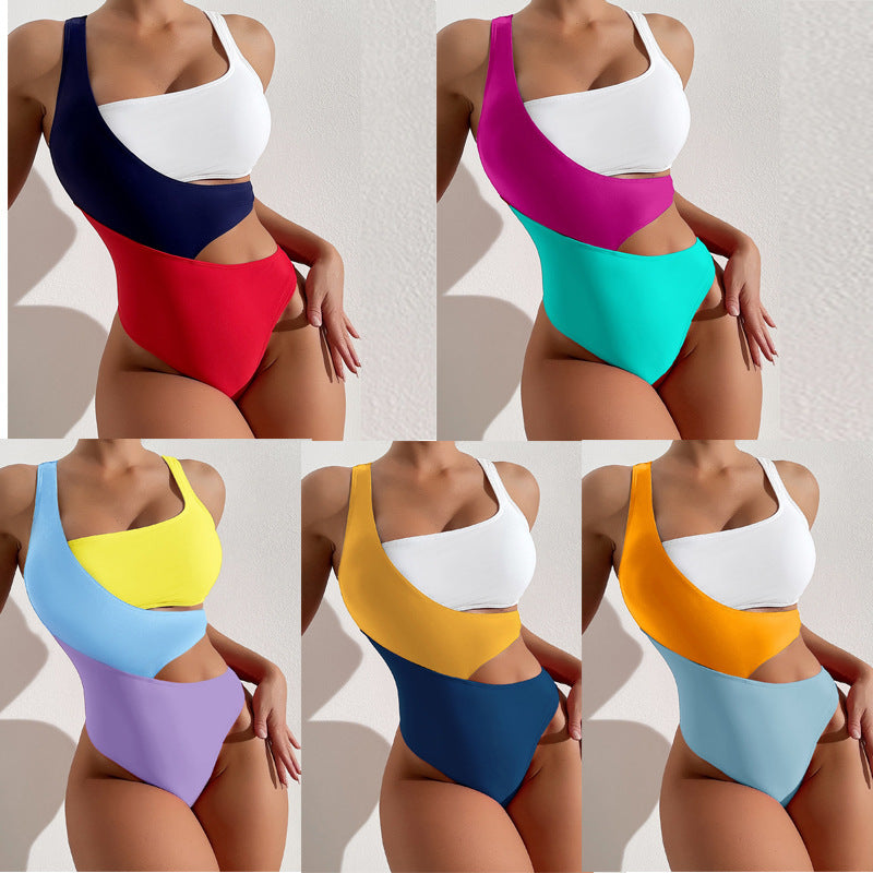 Fashion Shaping Conservative Bikini Swimwear -