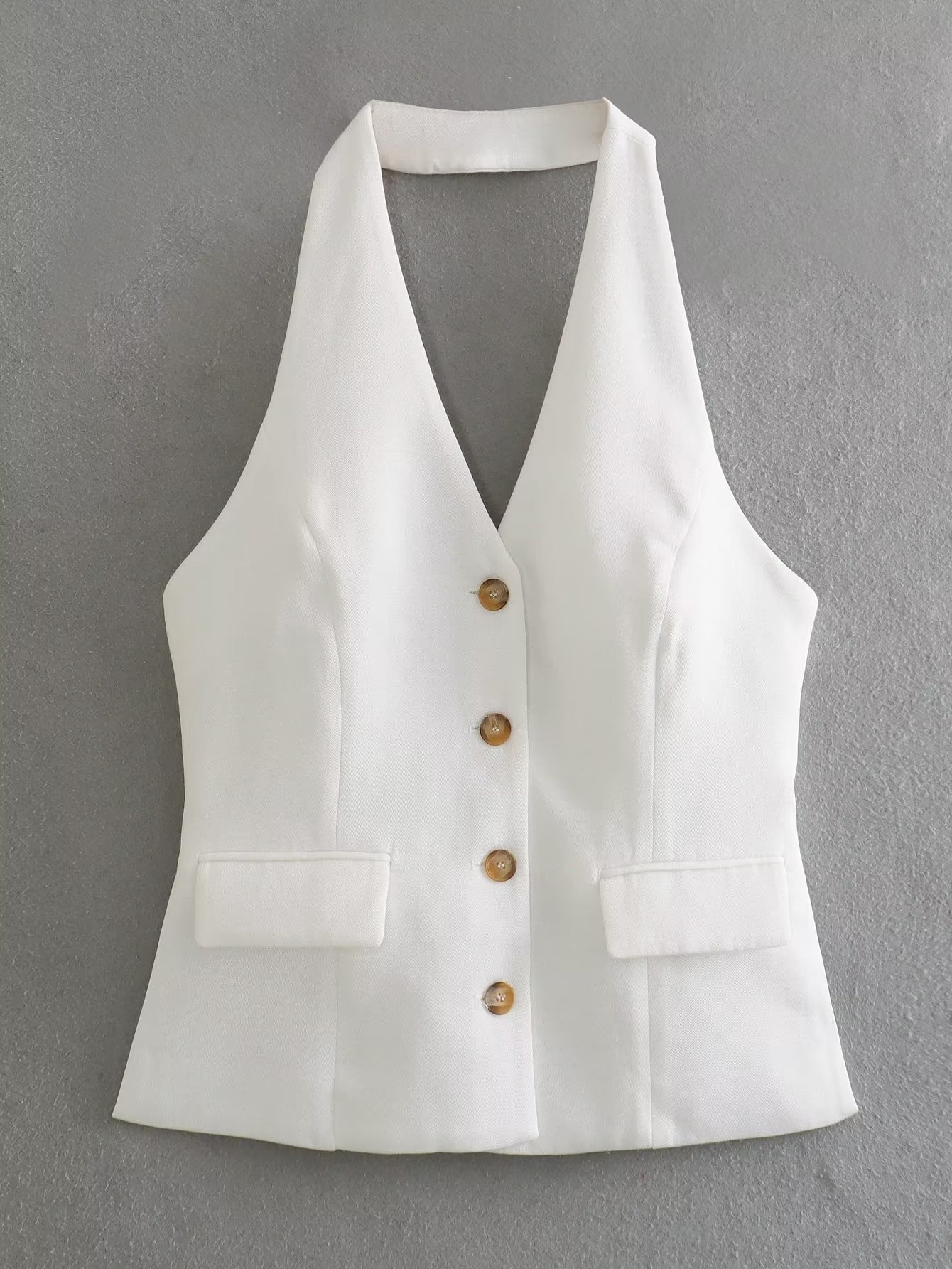 Women's Fashion Backless Halter Suit -