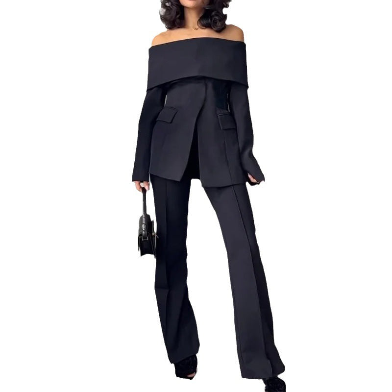 Women's Suit Fashion Off-shoulder -
