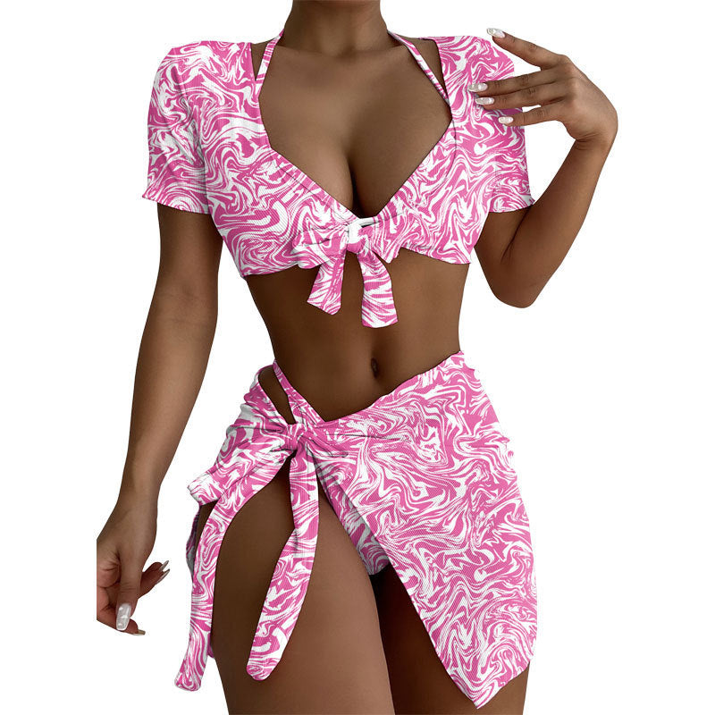 Bikini Split Four-piece Women's Swimsuit -