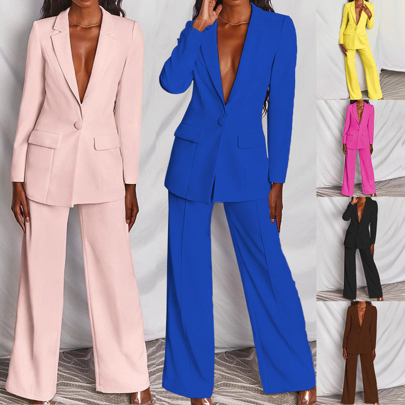 Set Blazer Pantaloni Premium - Birou & Oraș, Toamnă-Primăvară -