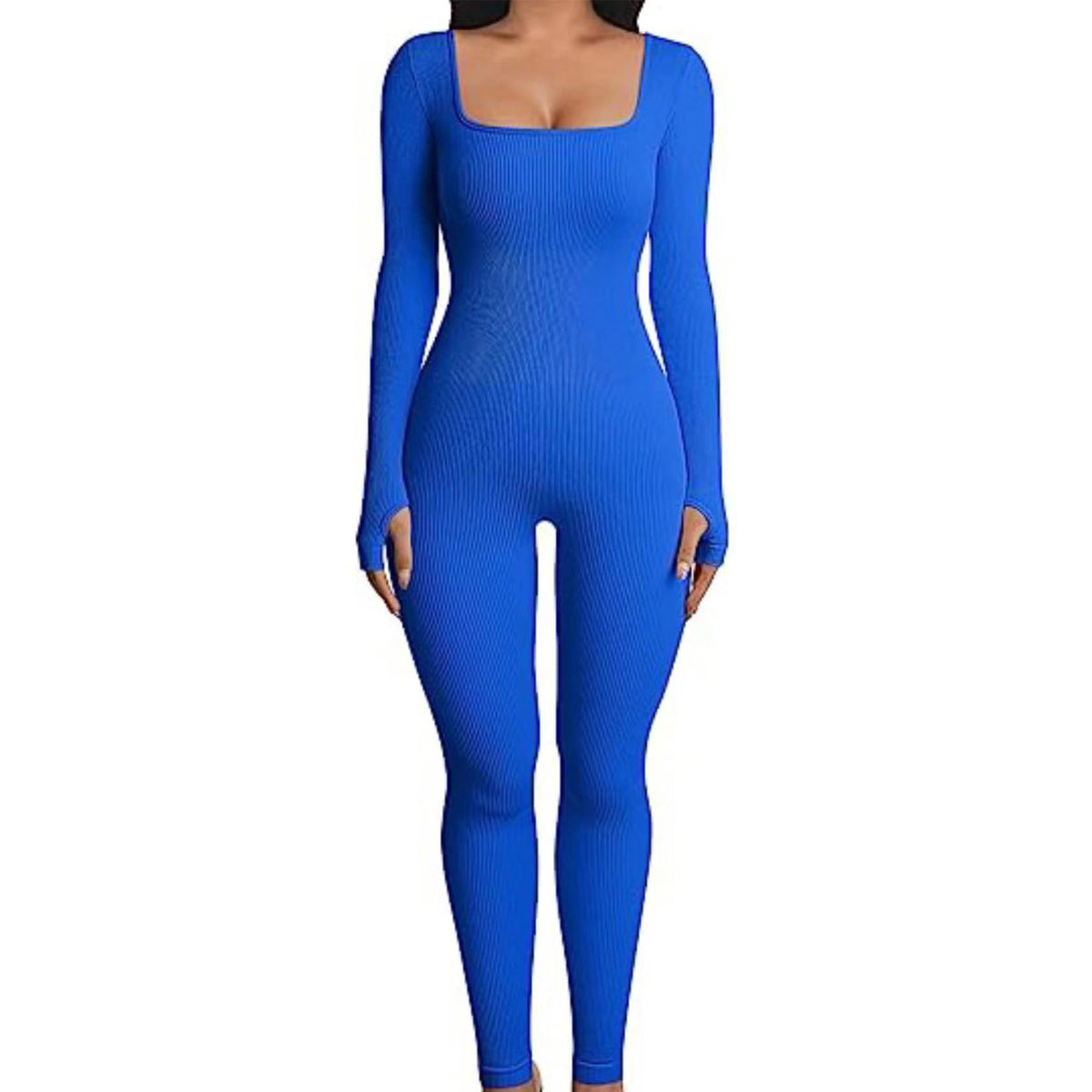 Jumpsuit Fitness Termic - Comfort Premium, Guler Pătrat -