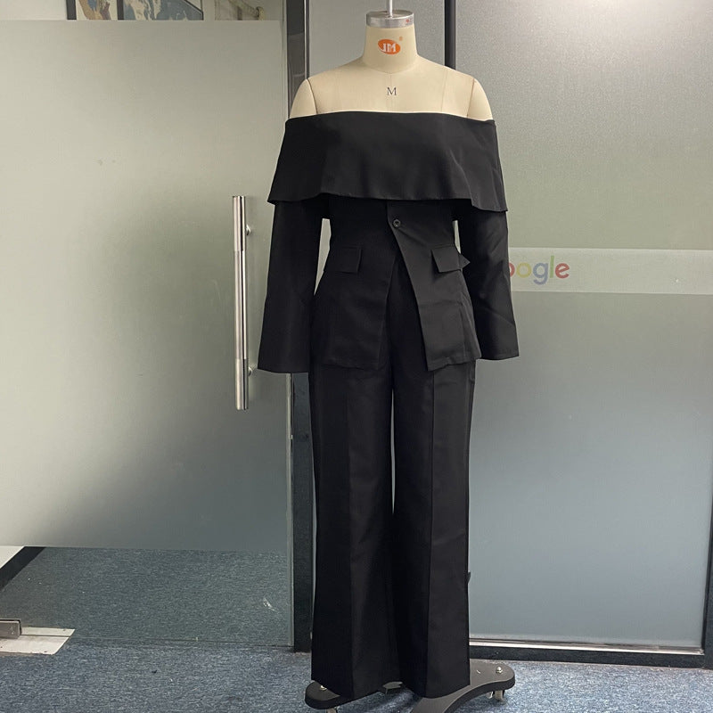 Women's Suit Fashion Off-shoulder -