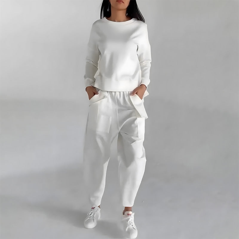 Set Trening Casual - Geacă Buzunare, Pantaloni Confort -