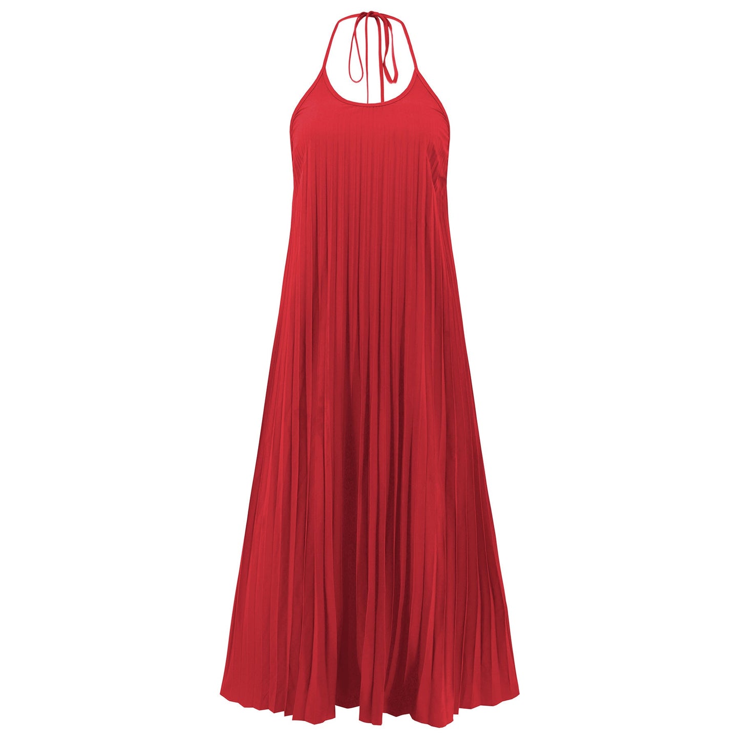 Rochie Vară: Curele, Pliuri, Croială A-Line -