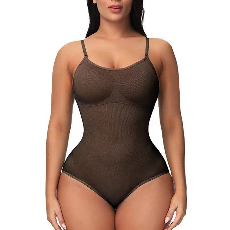 Salopetă Modelantă cu Curele - Seamless, Silueta Slim -