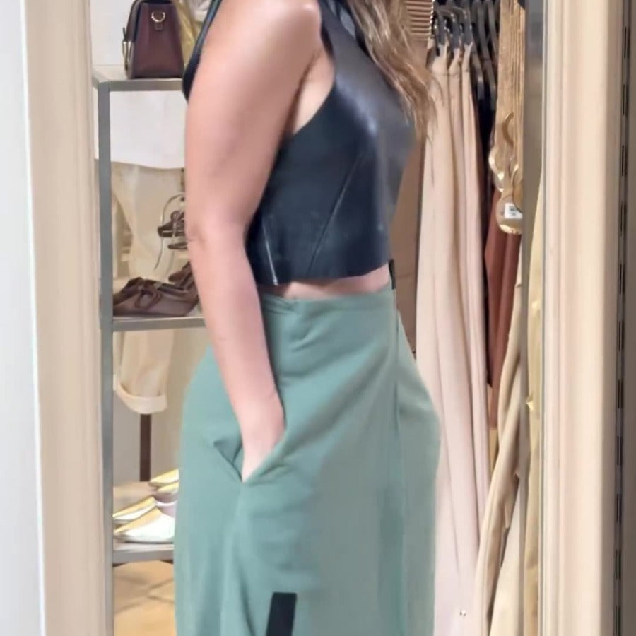 Summer New Fashion Halter Short Dress Fashionable Skirt Two-piece Set -
