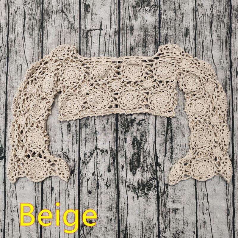 Europe And America Hand Crochet Bikini Set -