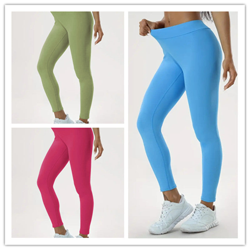 Leggings Yoga Talie Înaltă cu Efect Lift - Elastici, Fitness -