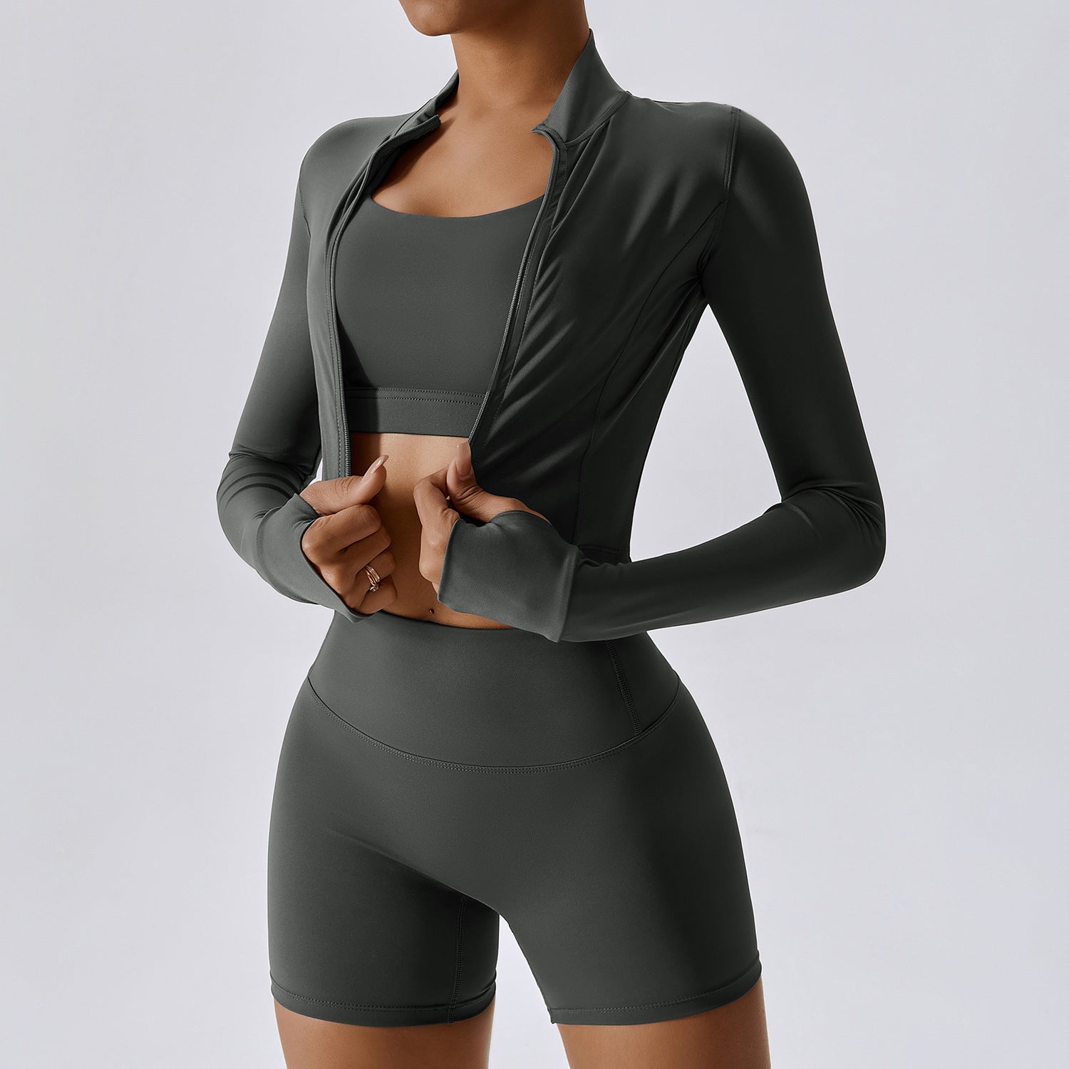 Set Performance Outdoor: Fitness Skinny, Nude Feel Premium -