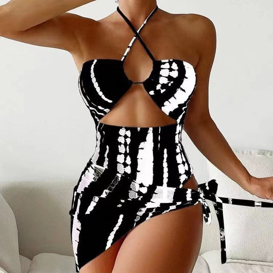 Three Piece Split Bikini Women's Swimsuit -