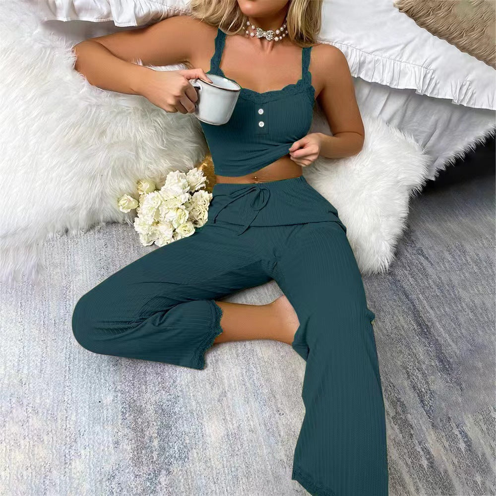 European And American Ladies Two-piece Homewear -
